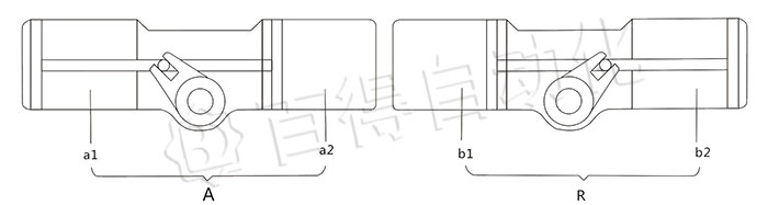 AW氣動(dòng)執(zhí)行器連接尺寸圖